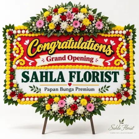 Papan Bunga Ucapan Selamat Rumah Duka Tabitha